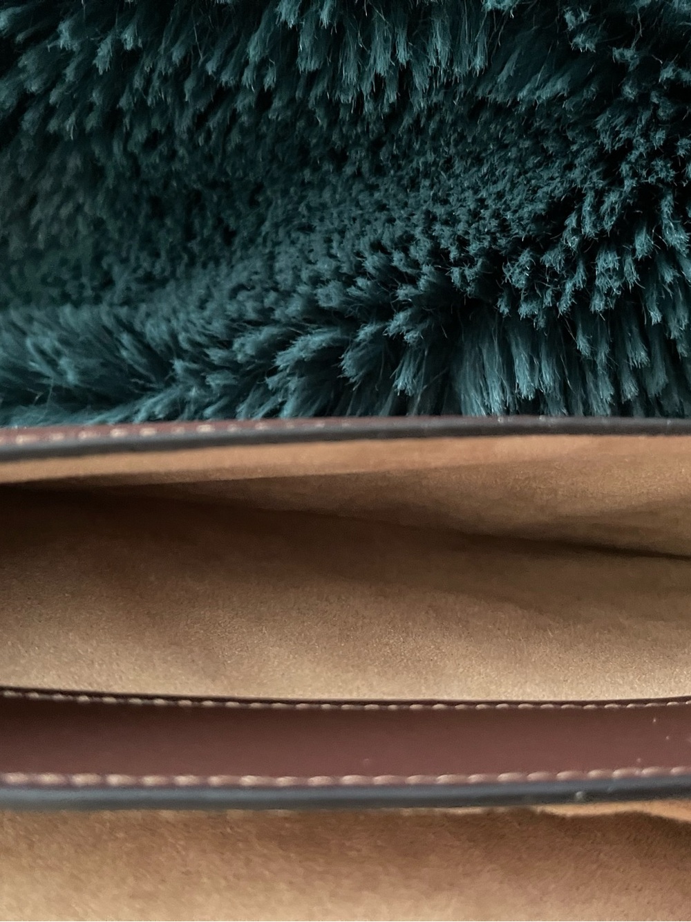 COACH Andrea Brown Signature Canvas Shoulder Bag - Picture 4 of 7